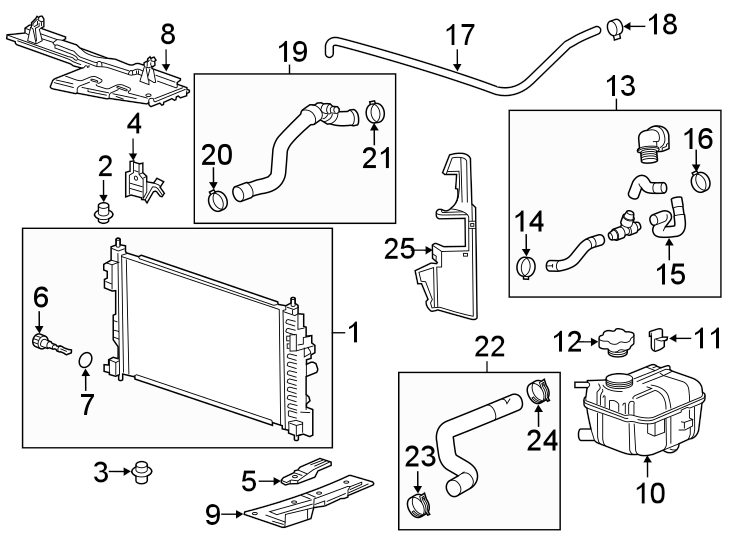 Buick Regal Baffle Shield Lower Liter Cooling