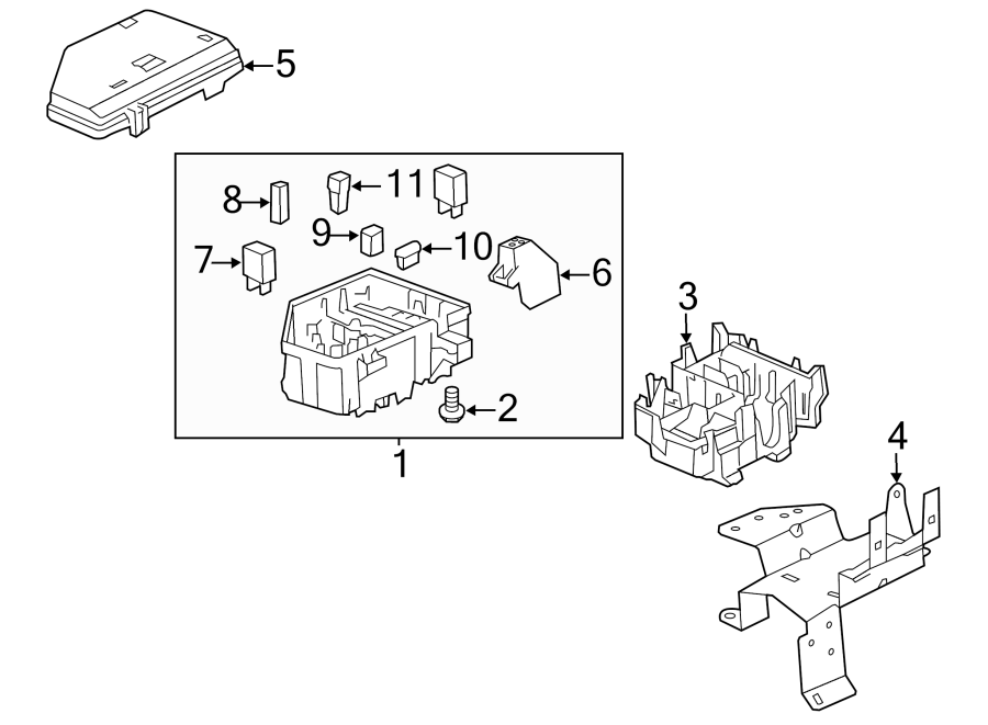 Cadillac Cts Fuse Amp Compartment Engine