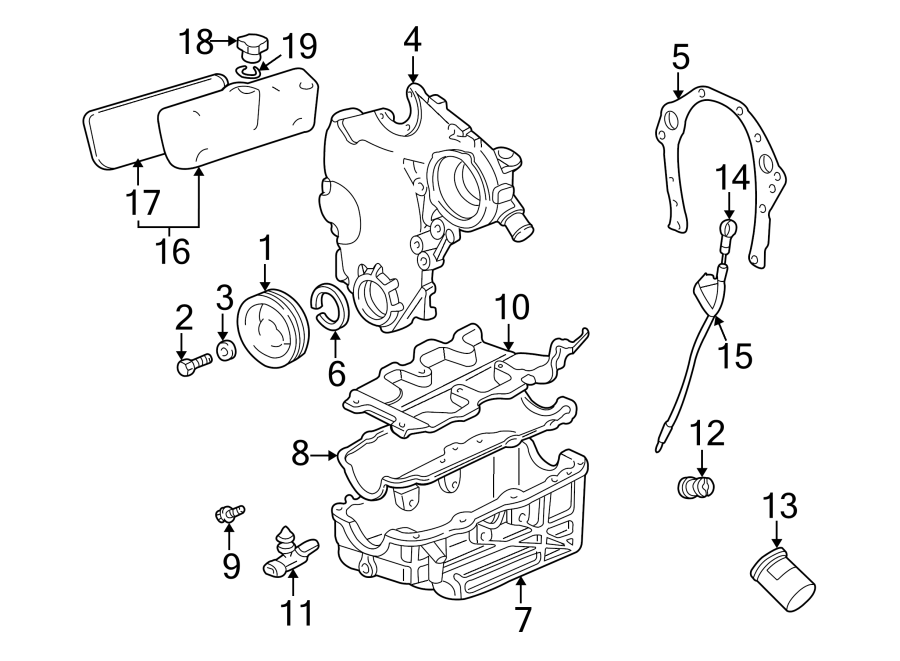 Chevrolet Impala Gasket. Valve. Cover. Engine - 10154775 | GM Parts