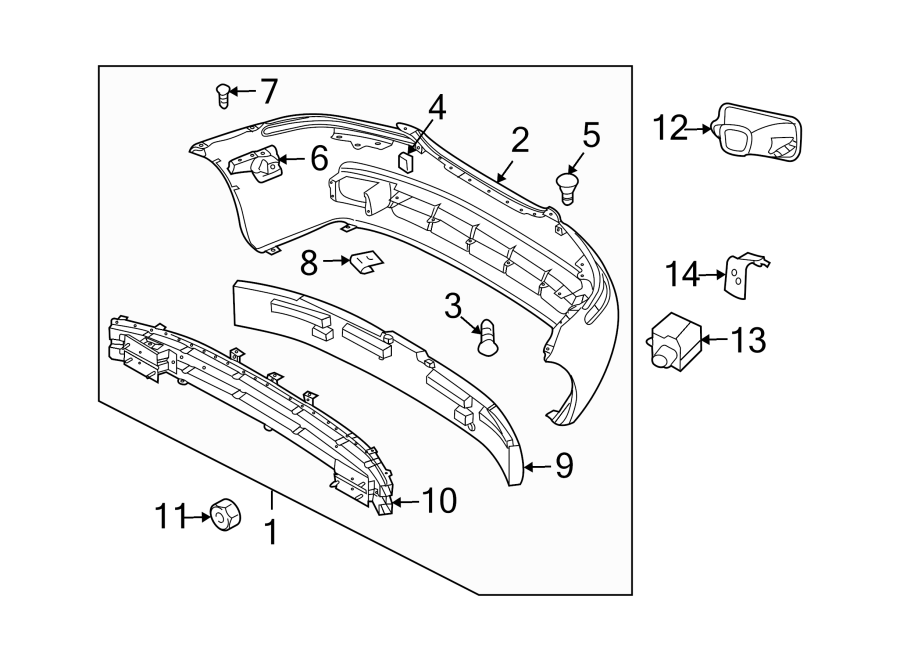 Chevrolet Aveo Bumper