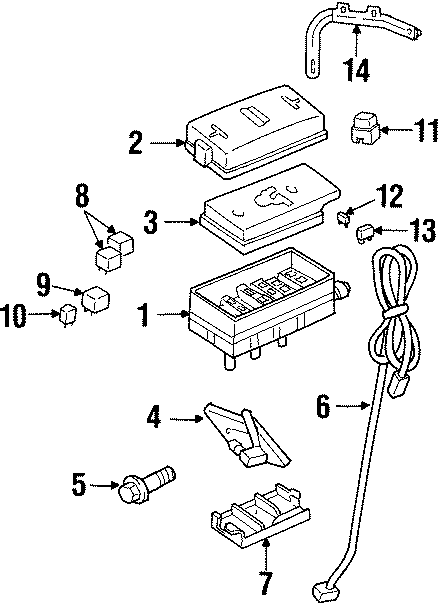 Oldsmobile Aurora Fuse  Amp  Maxi  Components