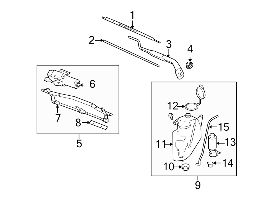 Pontiac Torrent Windshield Washer Pump