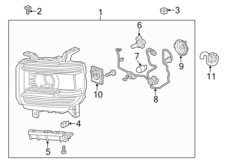 2010 Gmc Headlight Wiring Harness Diagram