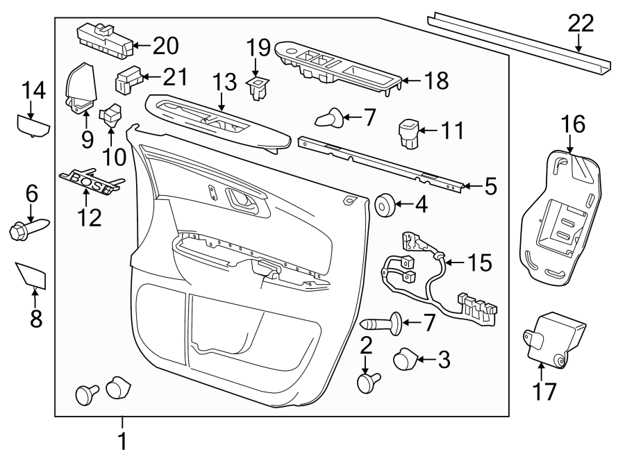 Chevy Silverado Interior Replacement Parts
