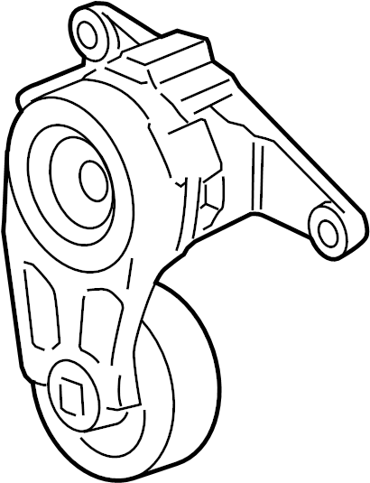 Saturn Vue Accessory Drive Belt Tensioner Assembly Liter